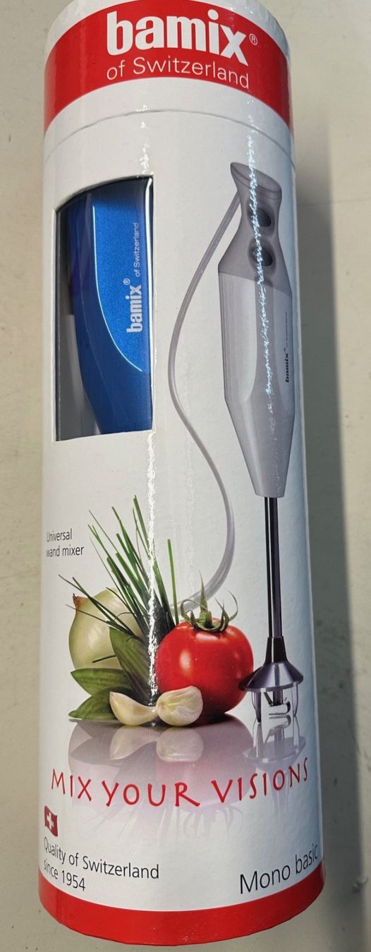 Bamix Elettrodomestici da cucina: Bamix Stabmixer 200W blau met. – Nuovo (secondo la descrizione) da Amriswil venduto da H.P.Allemann 1