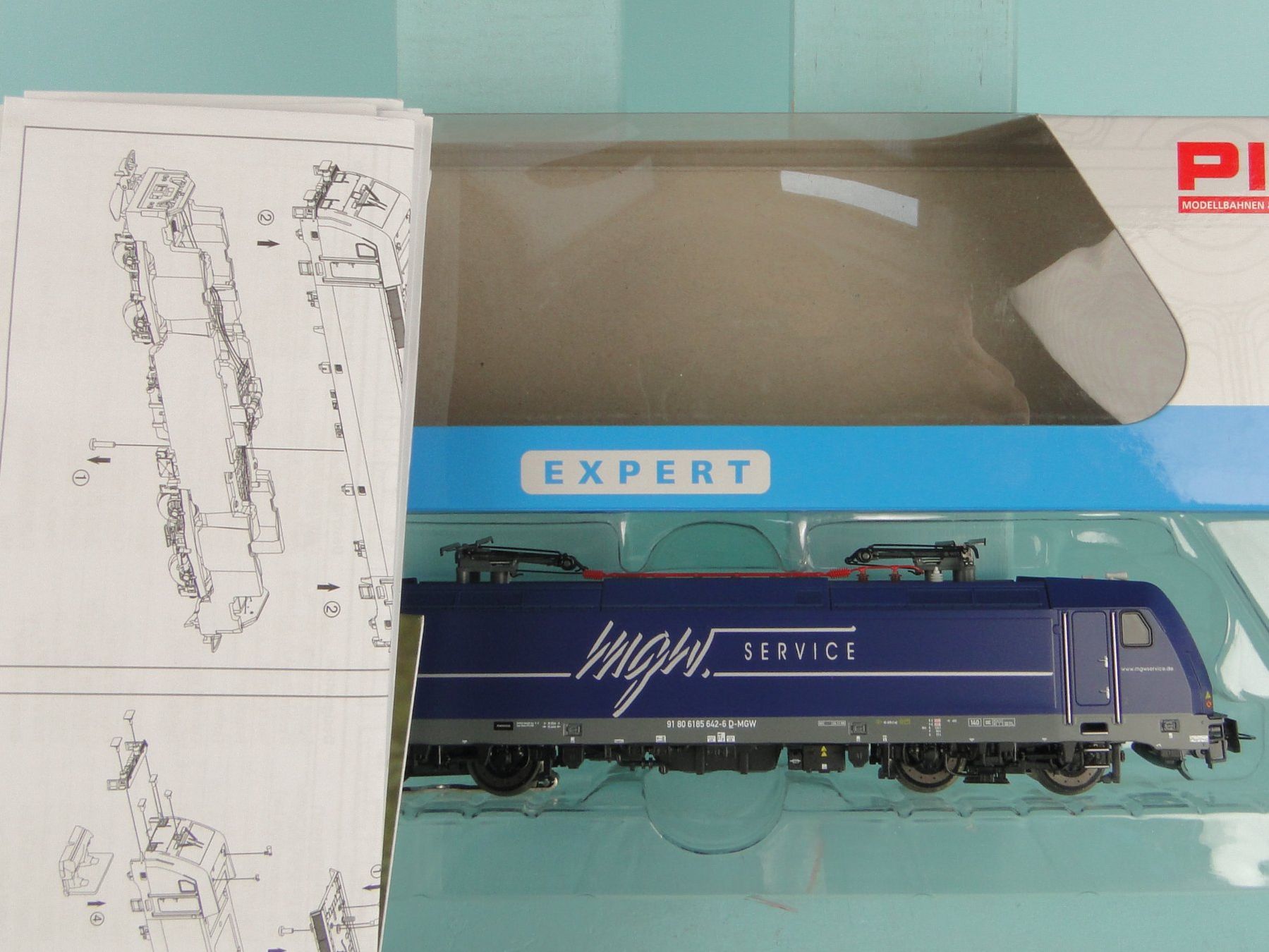 Piko Modelleisenbahnen: PIKO 59344 BR185 MGW, DIGITAL AC/WS – Neu (gemäss Beschreibung) aus Bülach von cann11 9
