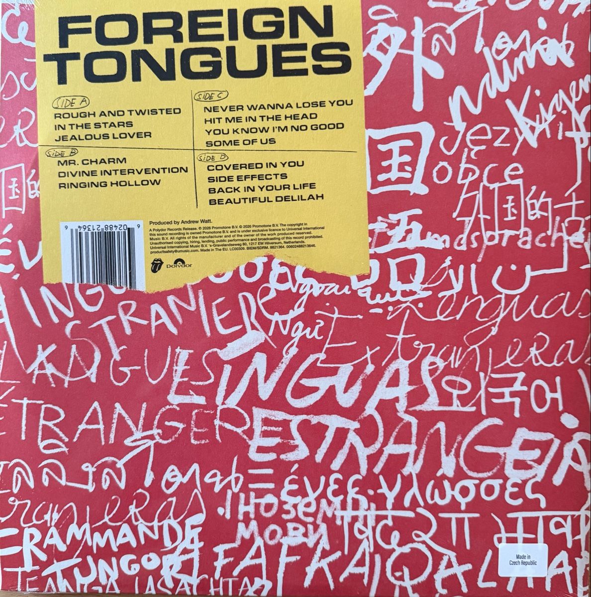 Dischi in vinile: ROLLING STONE FOREIGN TONGUES DOUBLE BLUEVINYL – Nuovo e nell'imballaggio originale da Lausanne venduto da davzic 1