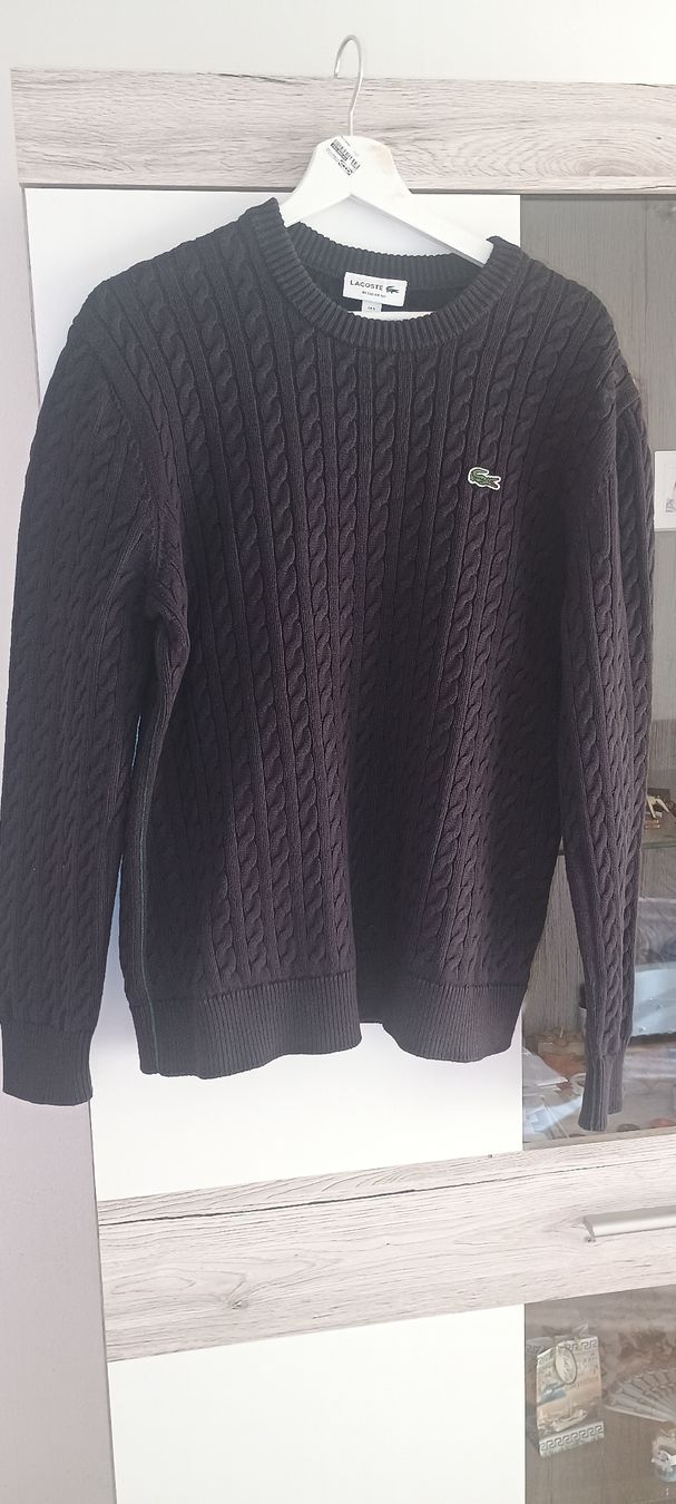 Lacoste Pullover & Sweatshirts: LACOSTE Zopfmuster Pullover Grösse M – Gebraucht aus Tägerig von mig_lrs5