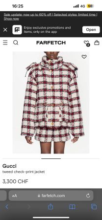 Gucci Tweedjacke 38