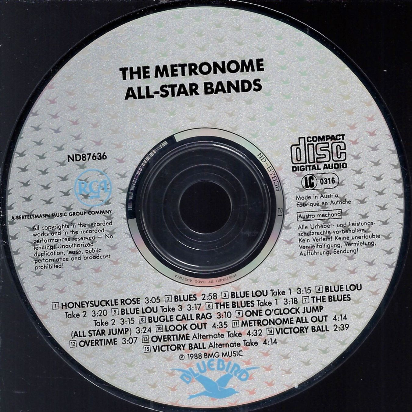 CDs: METRONOME ALL-STAR BANDS "Flip" Phillips Miles Davis Jazz CD – Gebraucht aus Kandergrund von Sososo 2