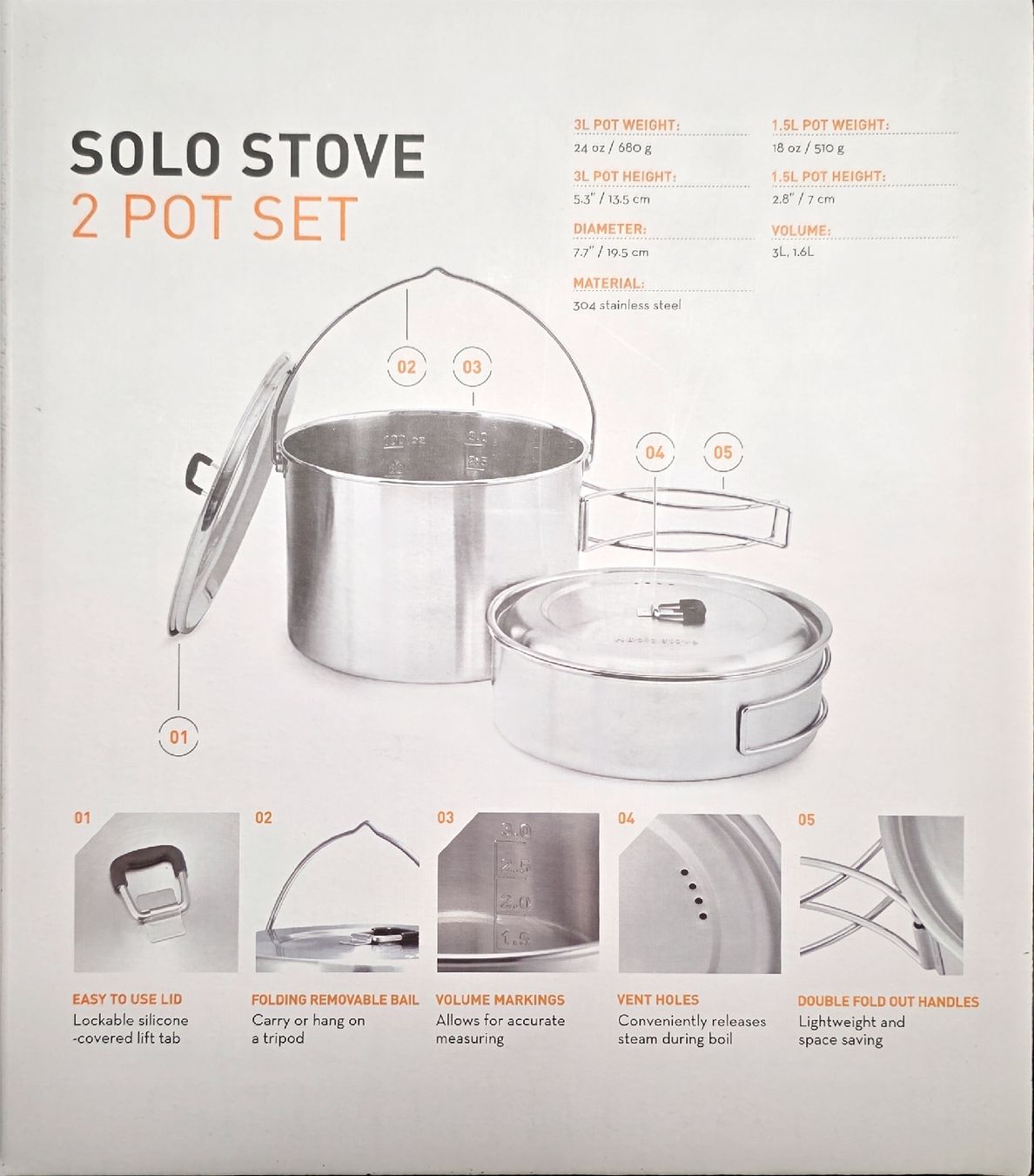 Griglie: Solo Stove Campfire + 2 Pot Set – Nuovo e nell'imballaggio originale da Hildisrieden venduto da Stromer-bueb 2