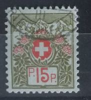 Nr. 6B, Nachportomarke sauber Eckstempel Kt. 225.-