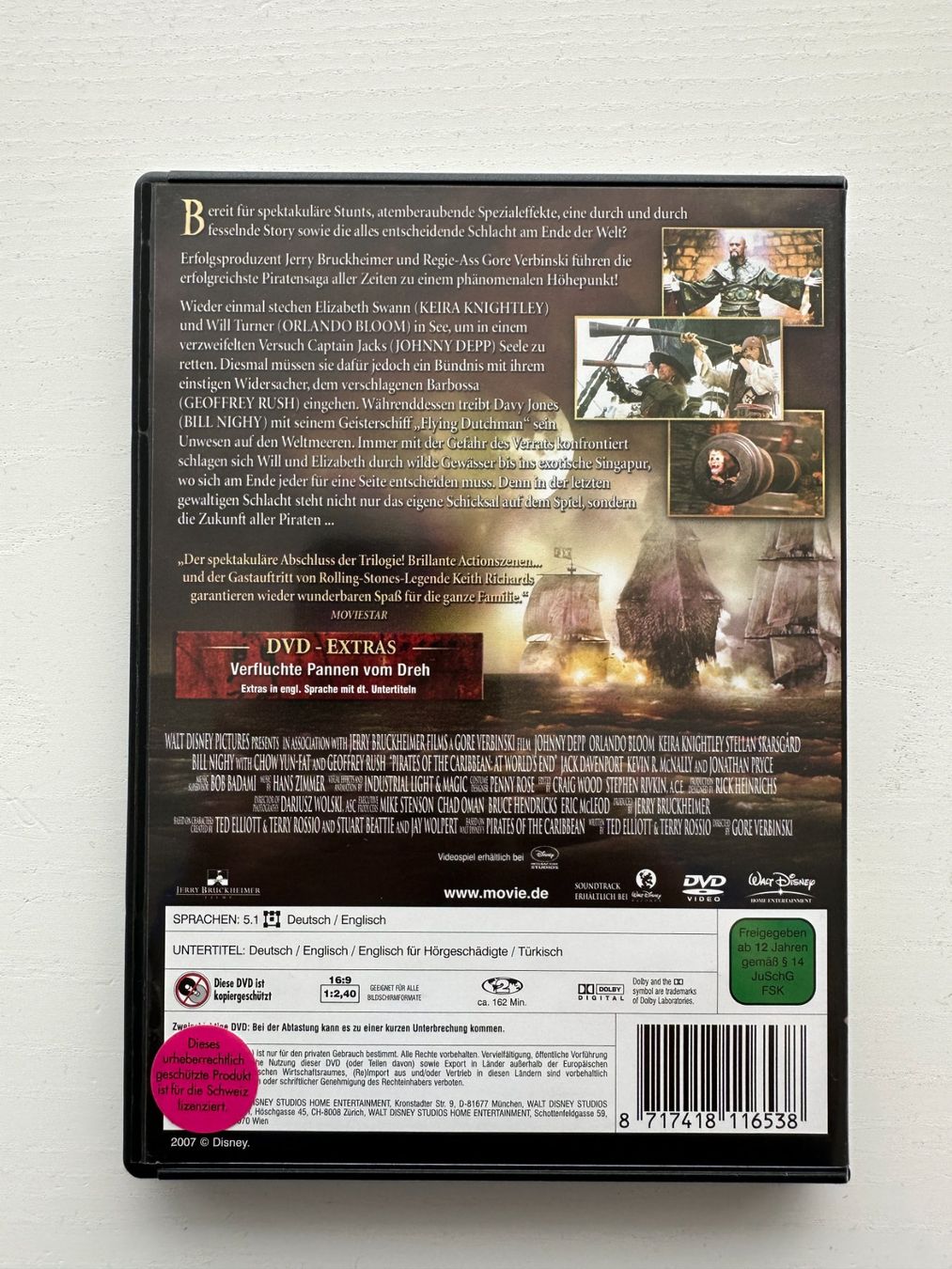 Tutti i DVDs: Fluch der Karibik - Am Ende der Welt – Nuovo (secondo la descrizione) da Nottwil venduto da grabi77 1