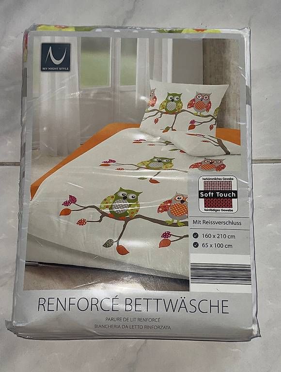 Biancheria da letto: Bettwäsche Eulen neu 160x210 – Usato da Sarnen venduto da Sejosa15