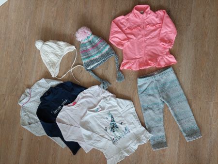 Kleiderpaket Mädchen 86 Herbst Winter 8 Teile