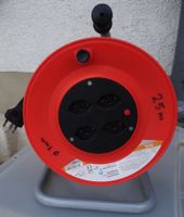 Kabelrolle 25 Meter 4-fach Steckdose gebraucht