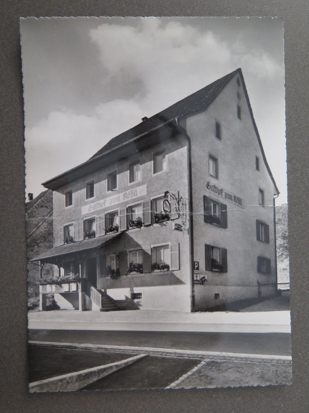 Cartoline postali: THÜRNEN - GASTHOF RÖSSLI – Usato da Wittenbach venduto da lipasal