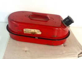 Benzinkanister Rot vintage Metall, ideal für Motorboote