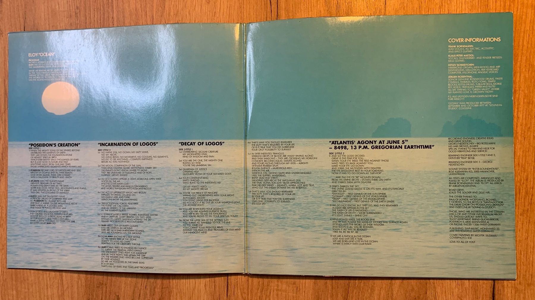Dischi in vinile: ELOY - OCEAN...OG GER 1977...VG+/VG – Usato da Gals venduto da Diskopatshop 5