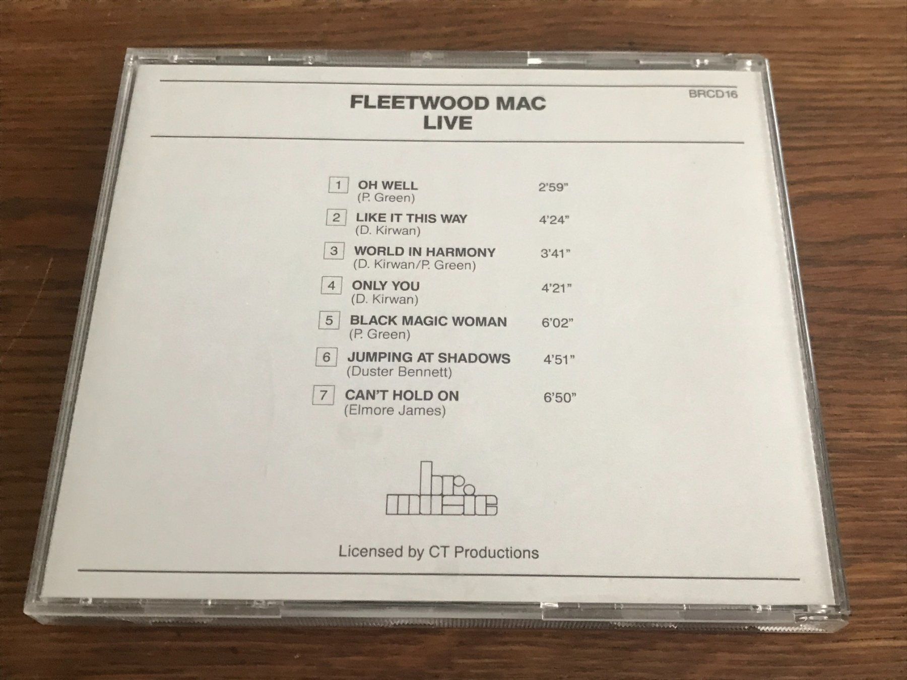 CD: FLEETWOOD MAC - Live – Usato da Buchs AG venduto da Archie 2