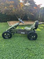 Pedal Gokart Jeep Kinderfahrzeug grün guter Zustand