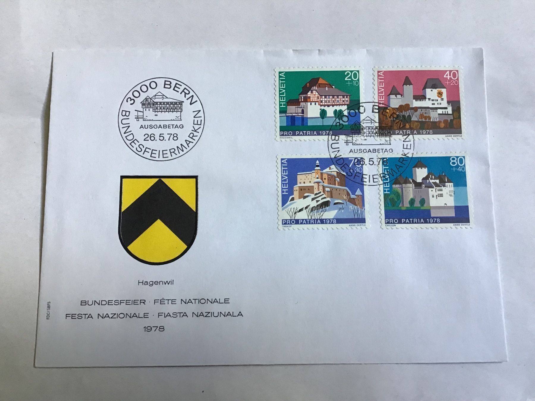 Tutti i francobolli: pro patria, fdc 1978 – Nuovo (secondo la descrizione) da liestal venduto da makai05