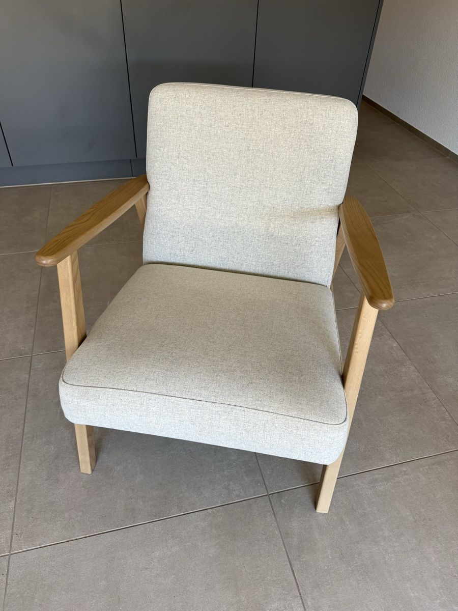 Ikea Poltrone: 2x IKEA EKENÄSET Sessel Eiche / beige – Usato da Egerkingen venduto da mjvnts 2