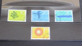 FL 1966 Schutz der Natur, ganzer Satz gestempelt;