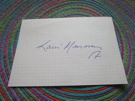 LAURI MONONEN FINNLAND SC BERN EISHOCKEYSPIELER AUTOGRAMM