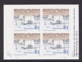 2008 Viererblock aus Markenheft Eisbär ** postfrisch **