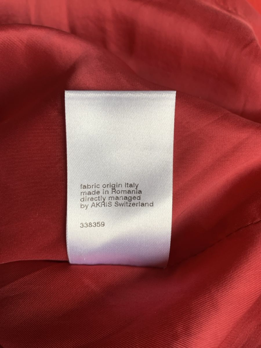Akris Vestiti: AKRIS: Elegantes rotes Kleid mit drapierter Taille, 36 – Nuovo (secondo la descrizione) da Luzern venduto da designluzern 8