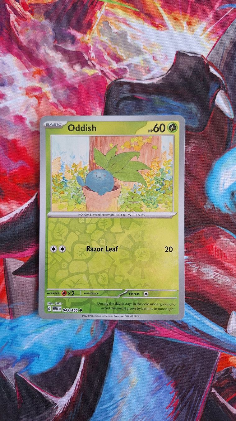 Pokémon Carte collezionabili: Oddish Myrapla - Reverse Holo - Pokemon Mew 151 – Usato da Altstätten SG venduto da GGsGameshop