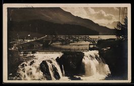 AK St. Moritz, Innfall und Brücke