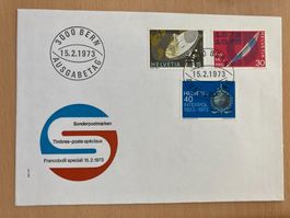 Schweiz 1973 Satz Ereignisse Frühjahr ill. Ersttagsbrief