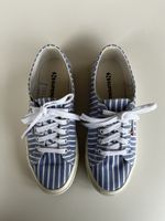 Superga Sneaker blau/weiss gestreift Grösse 37