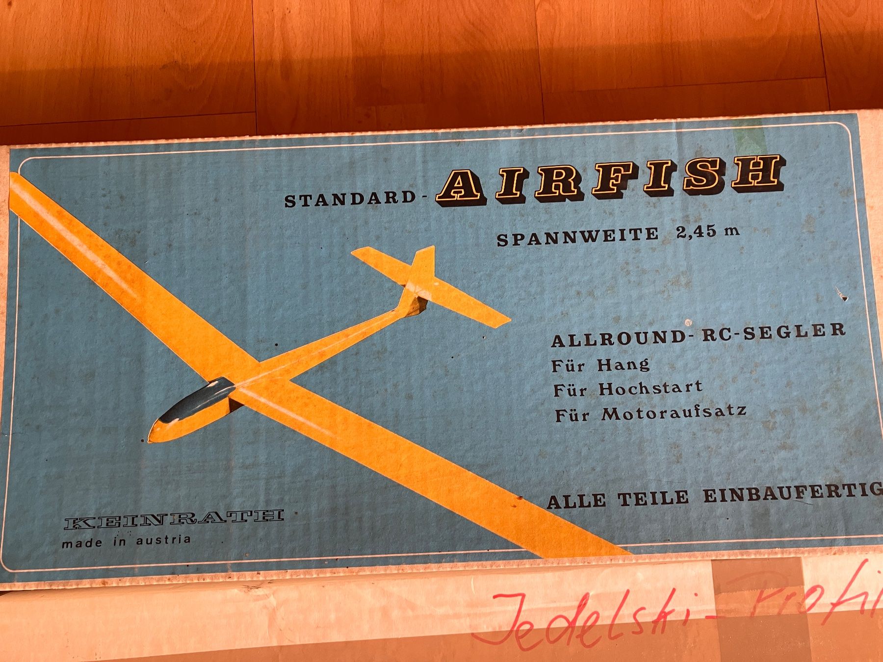 Modellismo RC: Airfish Retro Segel-Flugzeug – Nuovo (secondo la descrizione) da Mühledorf SO venduto da Huetzer