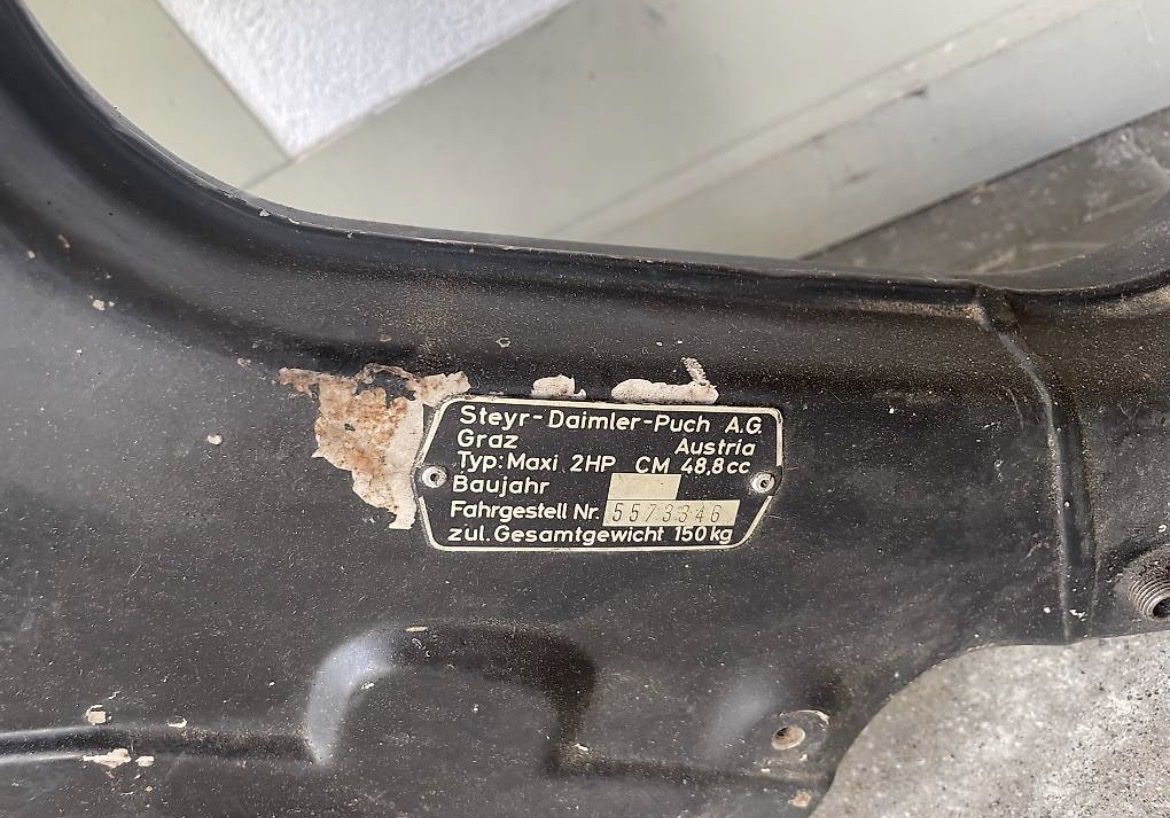 Puch Pièces pour mobylette: Puch Maxi Rahmen 2HP – D'occasion à Krauchthal par MaelVogt110 3