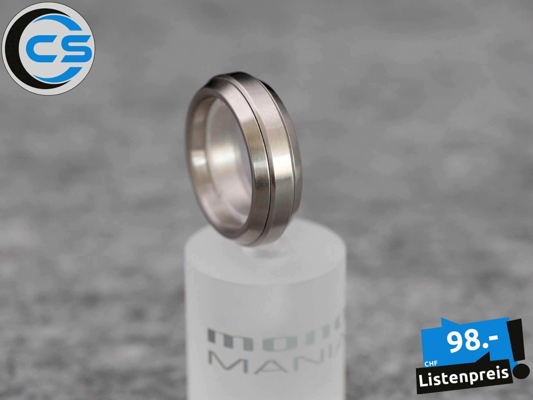 Anelli: MONOMANIA Ring Pure Comfort 8mm Grösse 55 – Nuovo e nell'imballaggio originale da Samstagern venduto da ConciergeService 8
