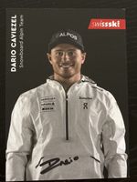 Dario Caviezel Autogrammkarte signiert Snowboard Profi Swiss