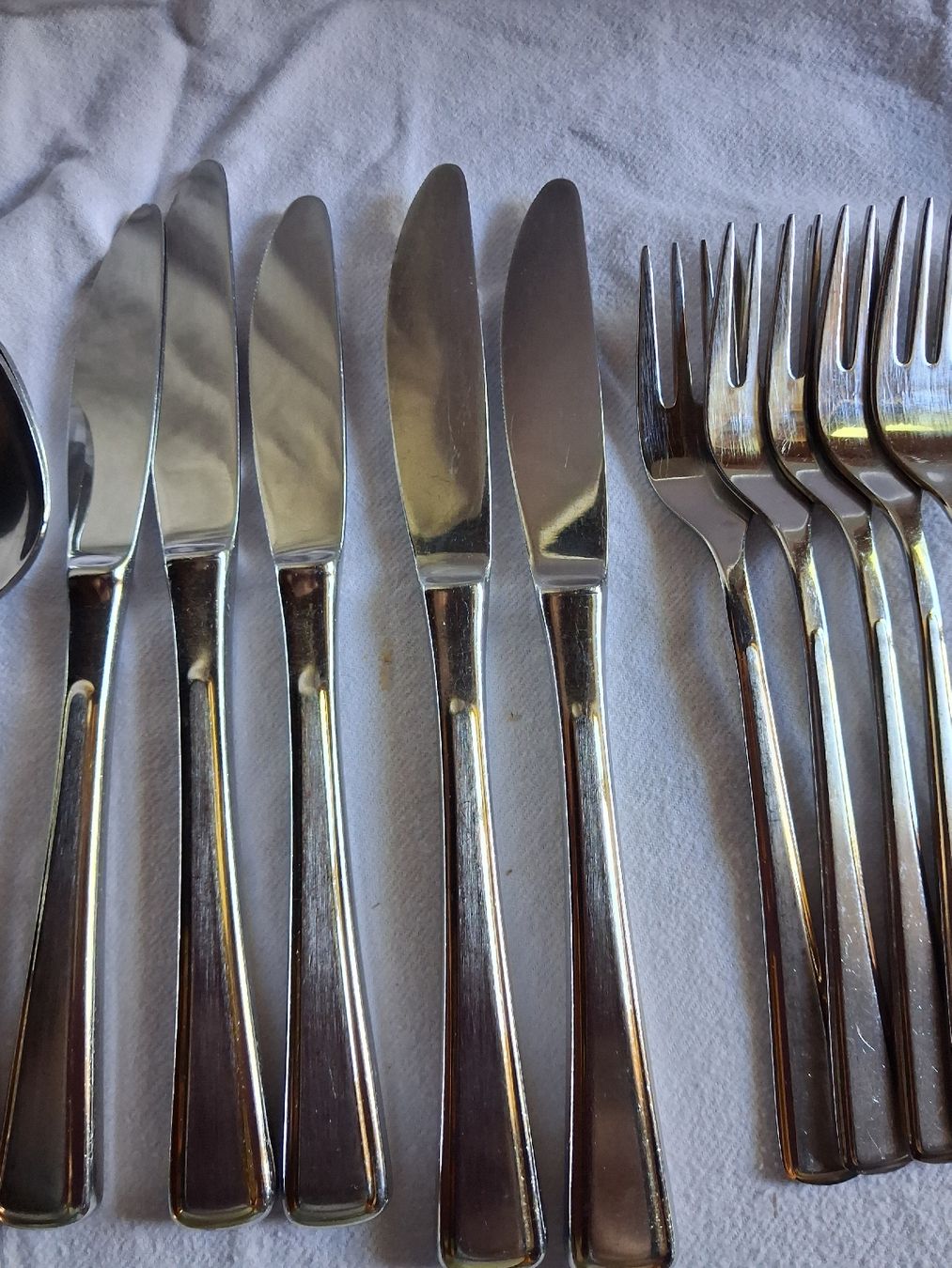 Set di posate: Besteckset rostfrei Metall gebraucht – Usato da Ruschein venduto da ecf_268w 3