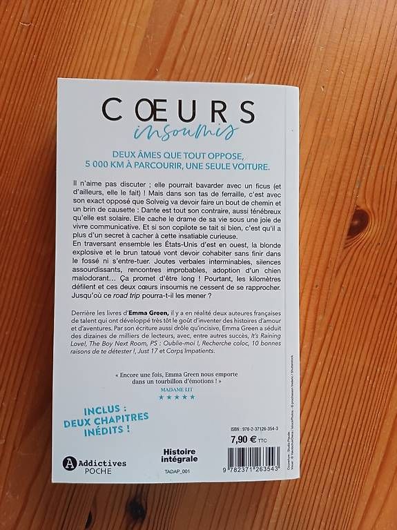 Bücher: Roman Coeurs insoumis – Gebraucht aus Cheyres von ano_qm8b 1