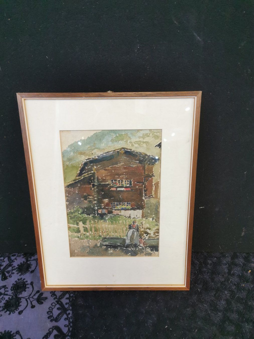 Dipinti: CHALET SUISSE AQUARELLE – Usato da Genève venduto da Qanil77