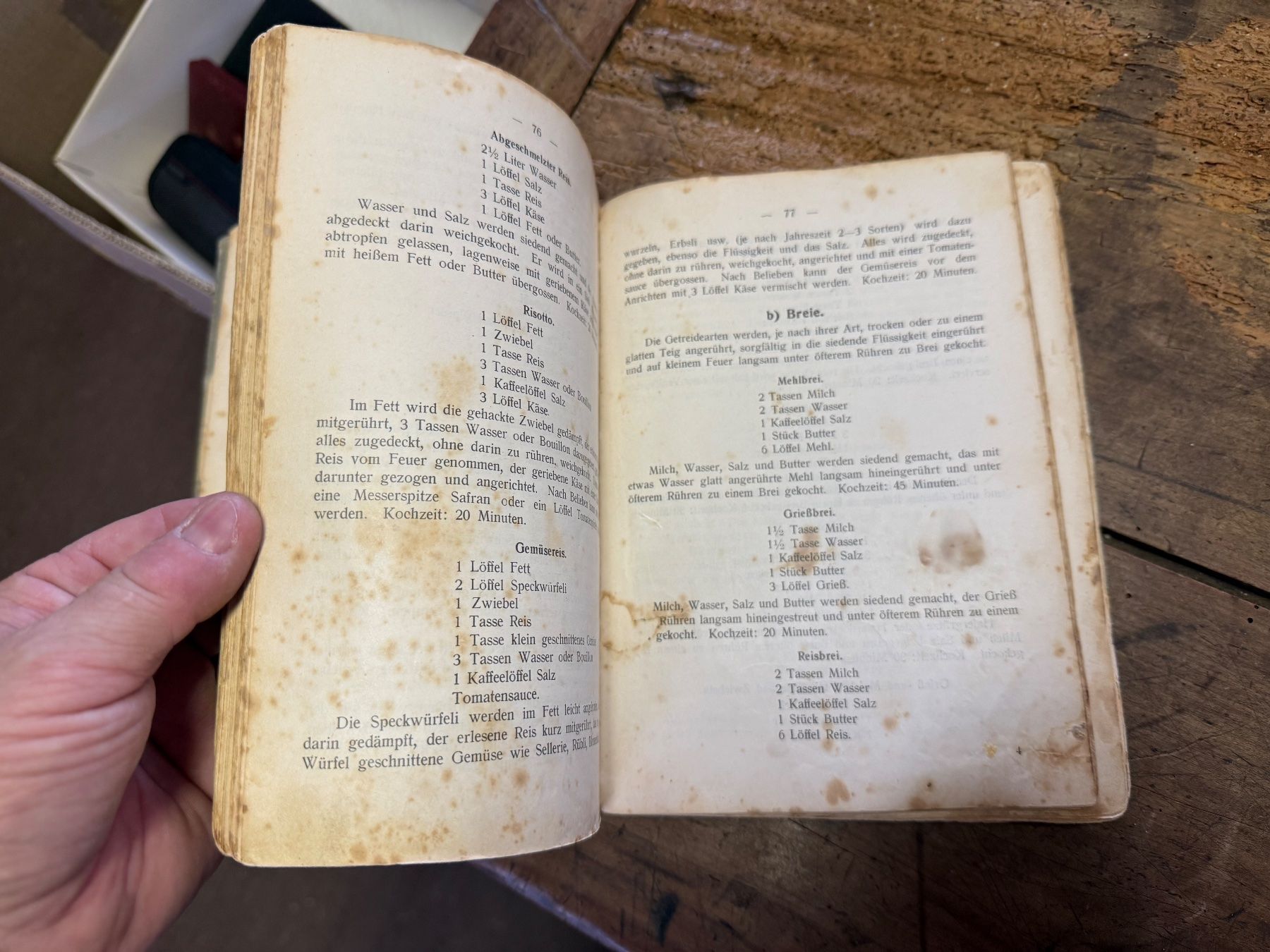 Bücher: 1930 antikes Berner Kochbuch – Gebraucht aus Bern von Jwpm66 3