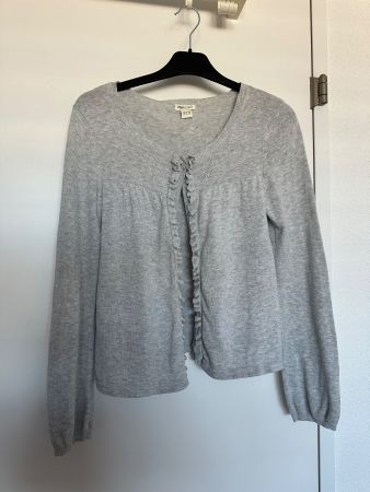 H&M Young Baumwolle Cardigan 164 (13-14Y) grau - wie NEU!