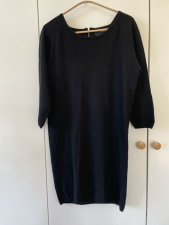 Schickes Strickkleid/Wollkleid von WOOD WOOD – Schwarz, Gr M
