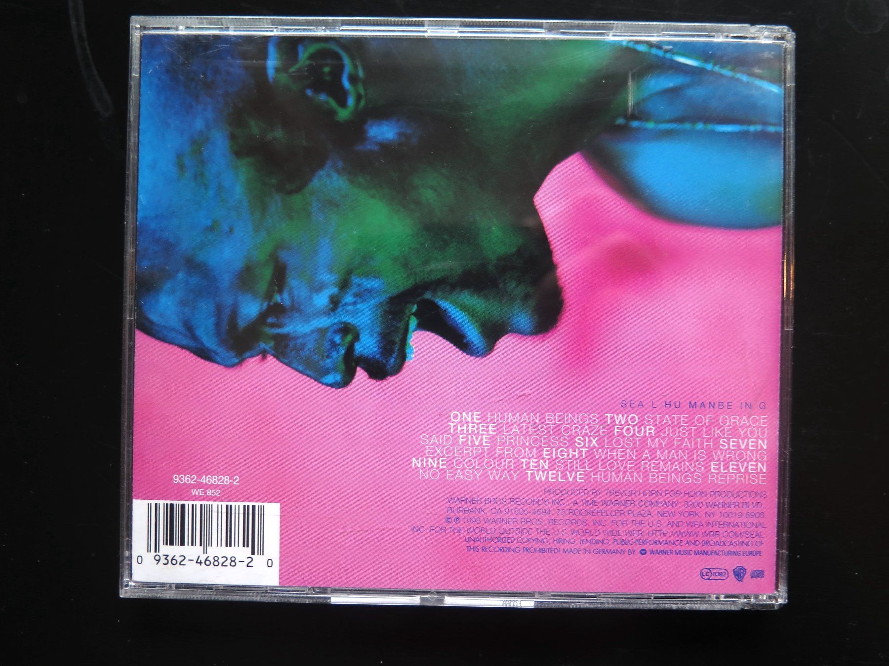 CD: (p) CD SEAL: Human Being, 1998 – Usato da Bern venduto da Balzamico 1