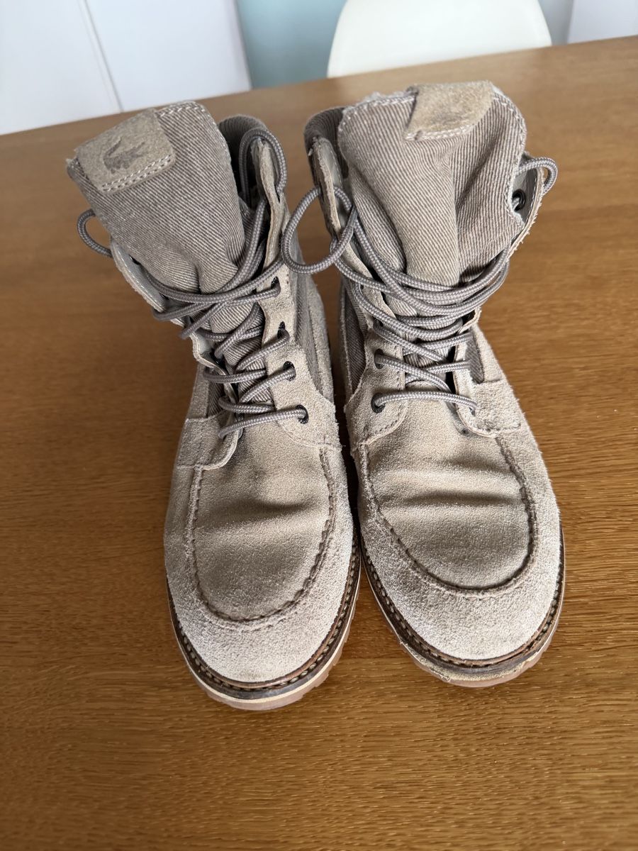 Lacoste Scarpe da donna: Lacoste Winterboots Wildleder Beige Gr.39.5 – Usato da Zürich venduto da moramses 3