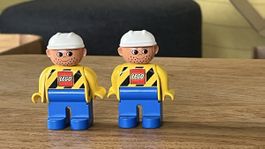 Lego Figur Bauarbeiter mit Helm, Vintage - Rarität!