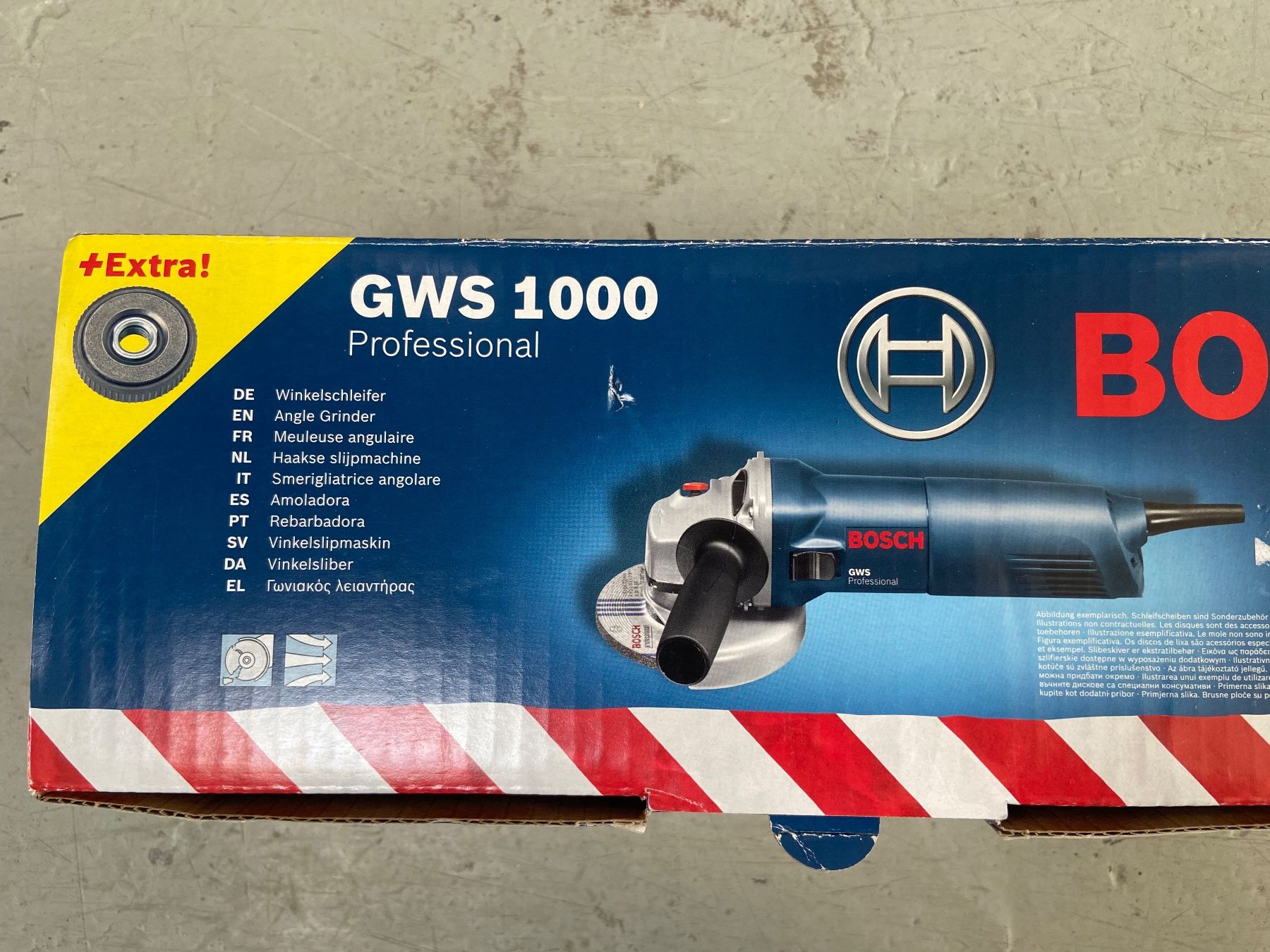 Tutte le macchine: BOSCH | Winkelschneider GWS 1000 | Kabel – Nuovo e nell'imballaggio originale da Altendorf venduto da Atelier76AG