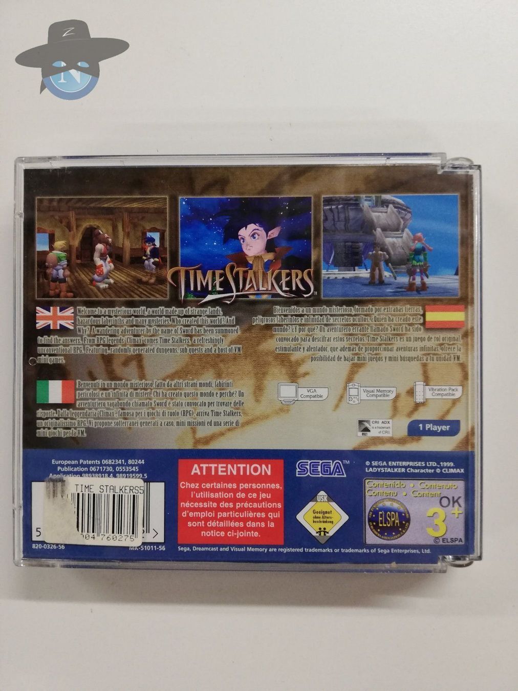Sega Giochi: Time Stalkers / Sega Dreamcast – Usato da St. Gallen venduto da zorro_dc 1