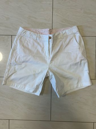 Sommershorts weiss mit edlem Futter