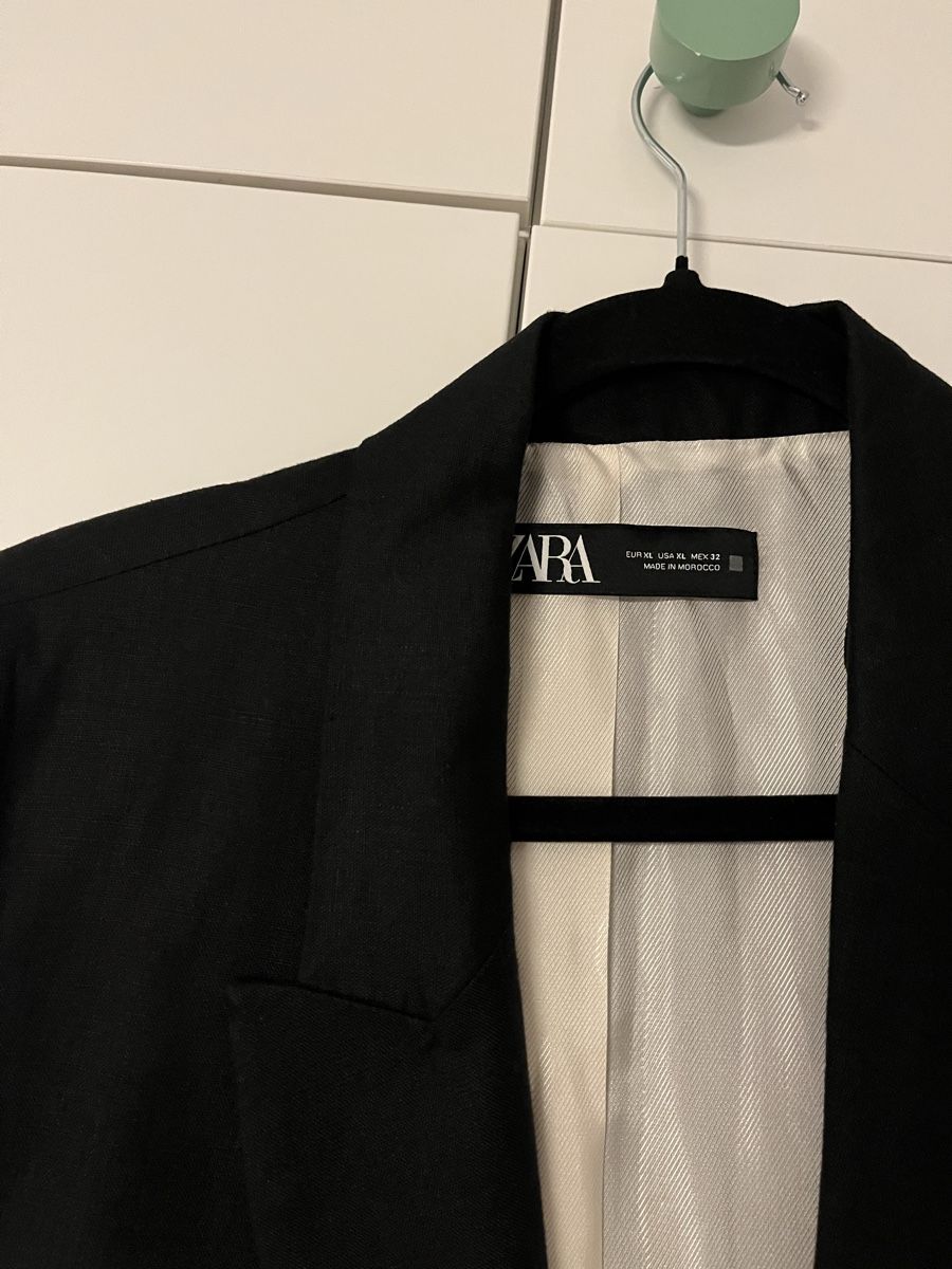 Zara Giacche: BLACK ZARA BLAZER Linen – Usato da Zürich venduto da ali_celi 1