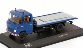 Mercedes-Benz L608 D Abschleppwagen 1980 dunkelblau / Decor
