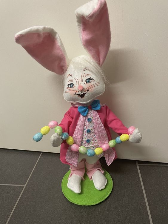 Annalee Easter Bunny Decoration Figure Colorful Standing (Neu (gemäss ...