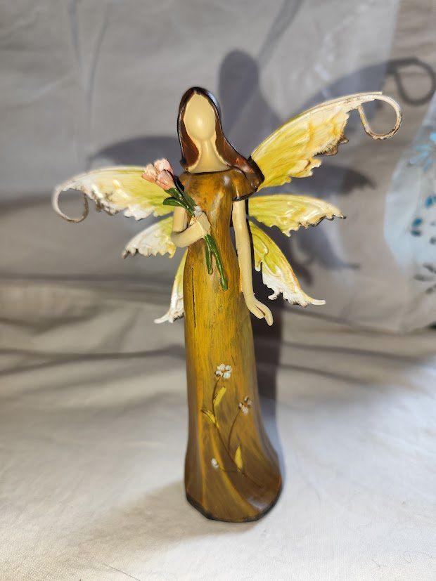 Figuren: Elfe aus Holz Blumenfee Holzelfe – Gebraucht aus Reinach BL von Spider63