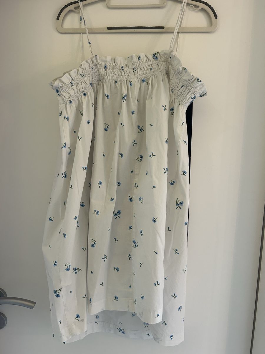 H&M Vestiti: Robe à fleur bleu et blanche, H&M – Usato da Daillens venduto da guisepa 2