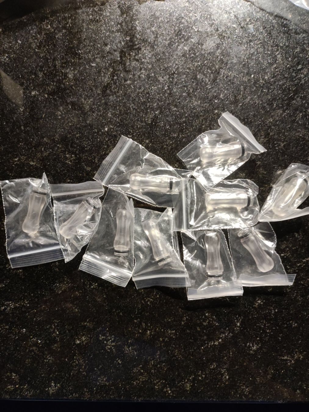 Altri Prodotti per fumatori: 510er Drip Tip - transparent - (10 Stk) – Nuovo e nell'imballaggio originale da Boswil venduto da ReneAdm