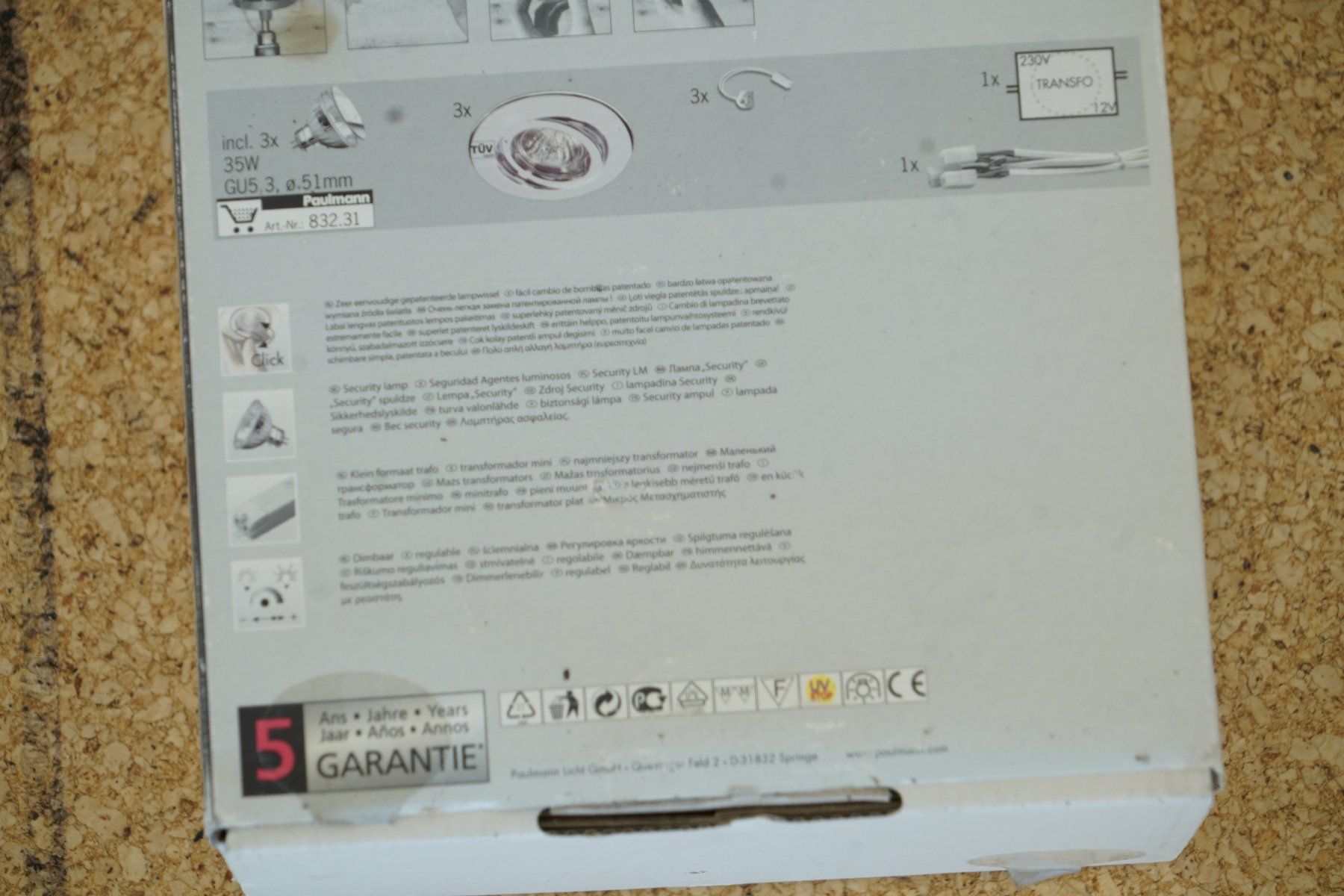 Paulmann Lampadari & plafoniere: Paulmann 3x35W Halogen Einbaustrahler Set mit Trafo – Nuovo (secondo la descrizione) da Unterseen venduto da Panini56 9